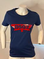 Dsquared shirt met logo print maat m, Maat 38/40 (M), Blauw, ., Ophalen of Verzenden
