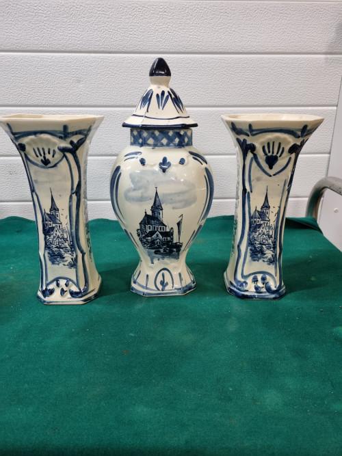 kaststel delfts blauw vintage holland, Ophalen of Verzenden