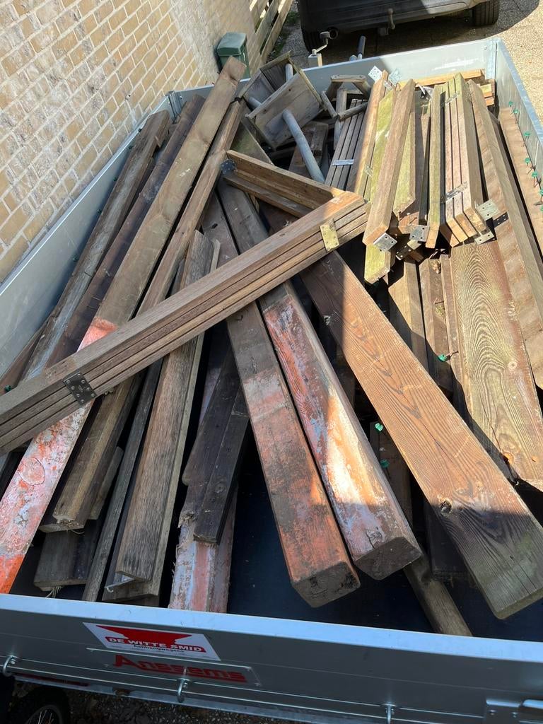 Resthout brandhout klushout, Tuin en Terras, Haardhout, Minder dan 3 m³, Ophalen