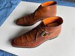 Santoni gesp schoenen/laarsjes bruin maat 8.5, Bruin, Ophalen of Verzenden, Santoni, Gespschoenen