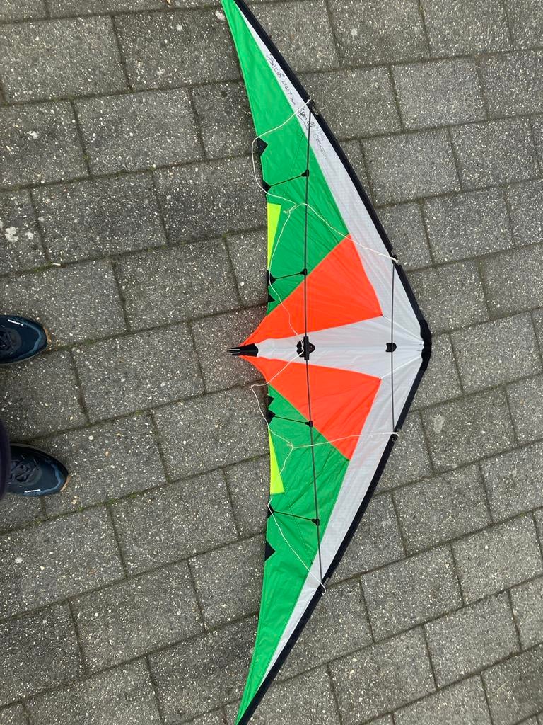 HQ Psycho Light 2000 2-lijns vlieger - Als nieuw, Sport en Fitness, Vliegeren, Ophalen, Zo goed als nieuw, Tweelijns, Vlieger