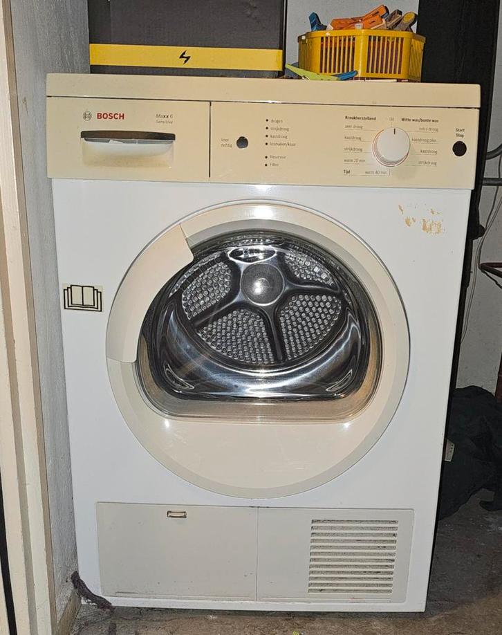 Bosch Maxx 6 Sensitive Warmtepompdroger, Witgoed en Apparatuur, Wasdrogers, Gebruikt, Condens, Voorlader, 6 tot 8 kg, 85 tot 90 cm