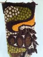 Vintage / retro jaren 70 Smyrna wandkleed handgemaakt, Ophalen of Verzenden, Zo goed als nieuw