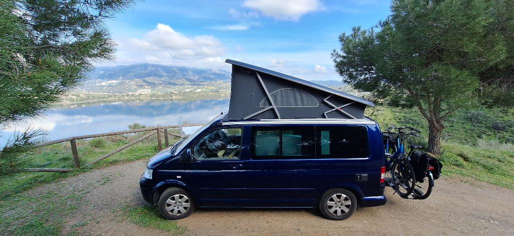 Volkswagen T5 California(2008) nieuwe daktent, Caravans en Kamperen, Campers, Luifel, Volkswagen, Particulier, 4 tot 5 meter