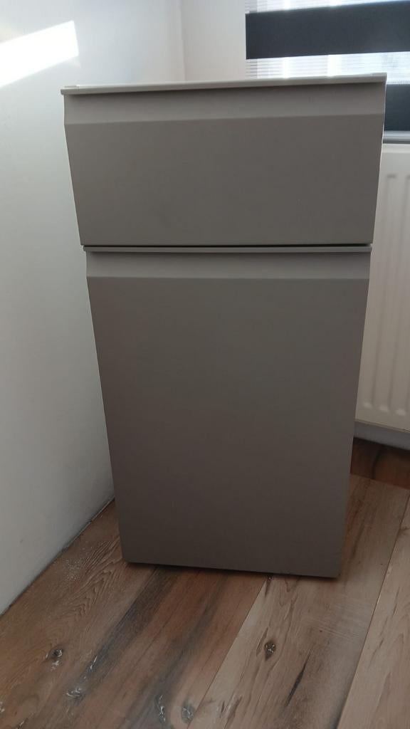 Ikea Metod Kast met maximera lade en upplov deur, Minder dan 50 cm, Beige, Ophalen of Verzenden, Zo goed als nieuw