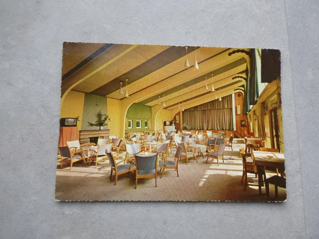 Oldenbroek, recr. zaal vak. oord Beltgraven/interieur 1963, Verzenden, 1960 tot 1980, Gelopen, Gelderland