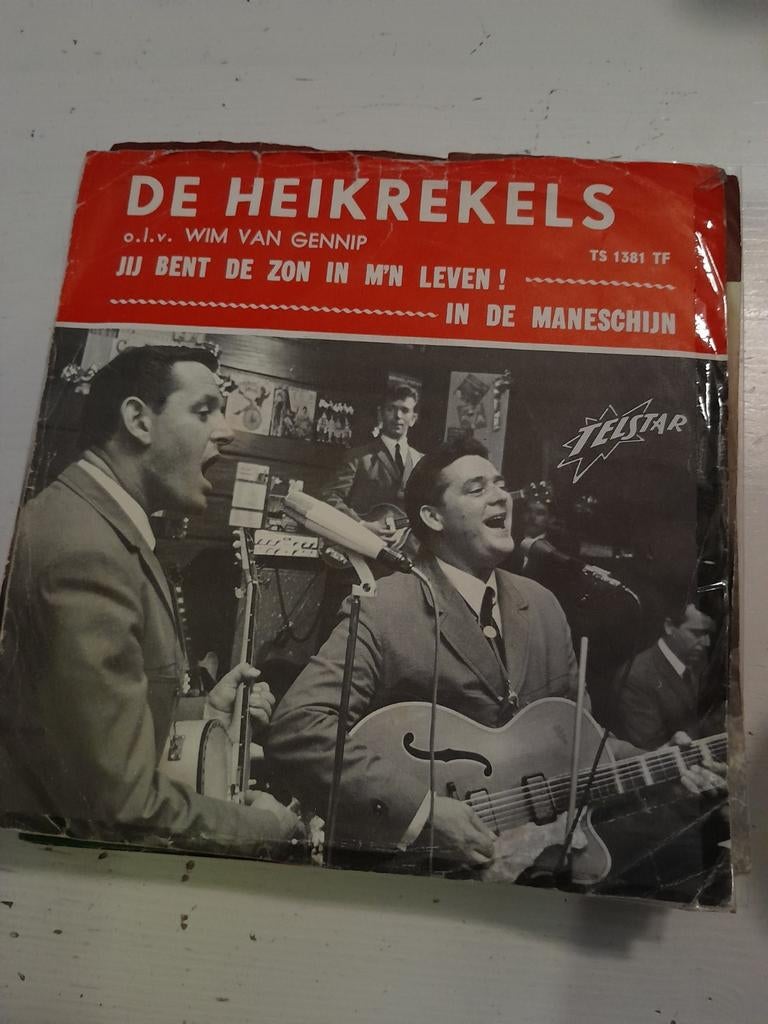 De heikrekels 7inch jij bent de zon in m,n leven, Cd's en Dvd's, Vinyl Singles, Ophalen of Verzenden, Zo goed als nieuw, Nederlandstalig