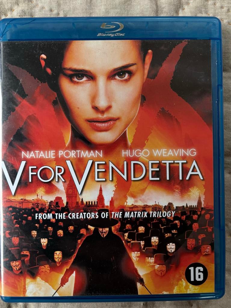 V for Vendetta Blu-ray - Actie/Science Fiction, Cd's en Dvd's, Blu-ray, Ophalen of Verzenden, Gebruikt, Science Fiction en Fantasy