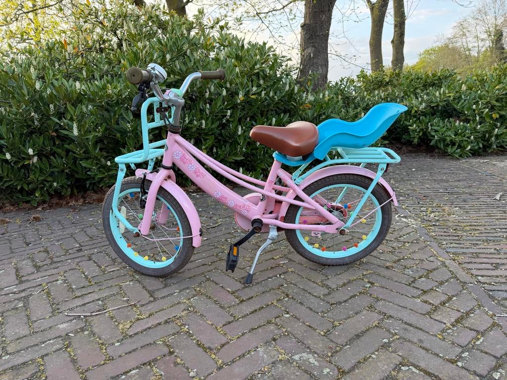 Popal Lola 16 inch meisjesfiets, Fietsen en Brommers, Fietsen | Meisjes, Ophalen, Gebruikt, 16 inch, Handrem