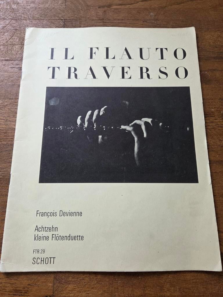 Il Flauto Traverso - François Devienne - Fluitduetten, Muziek en Instrumenten, Ophalen of Verzenden, Gebruikt, Artiest of Componist