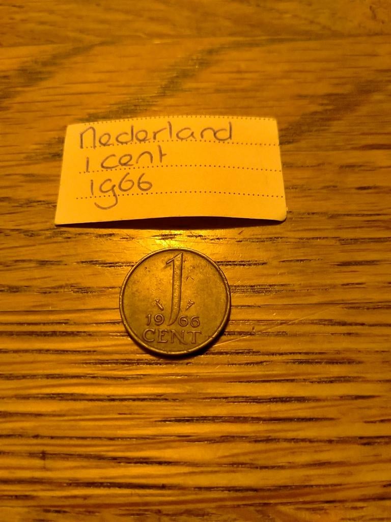 NL 1 Cent 1966 Juliana, Postzegels en Munten, Munten | Nederland, Verzenden, Koningin Juliana, 1 cent, Losse munt