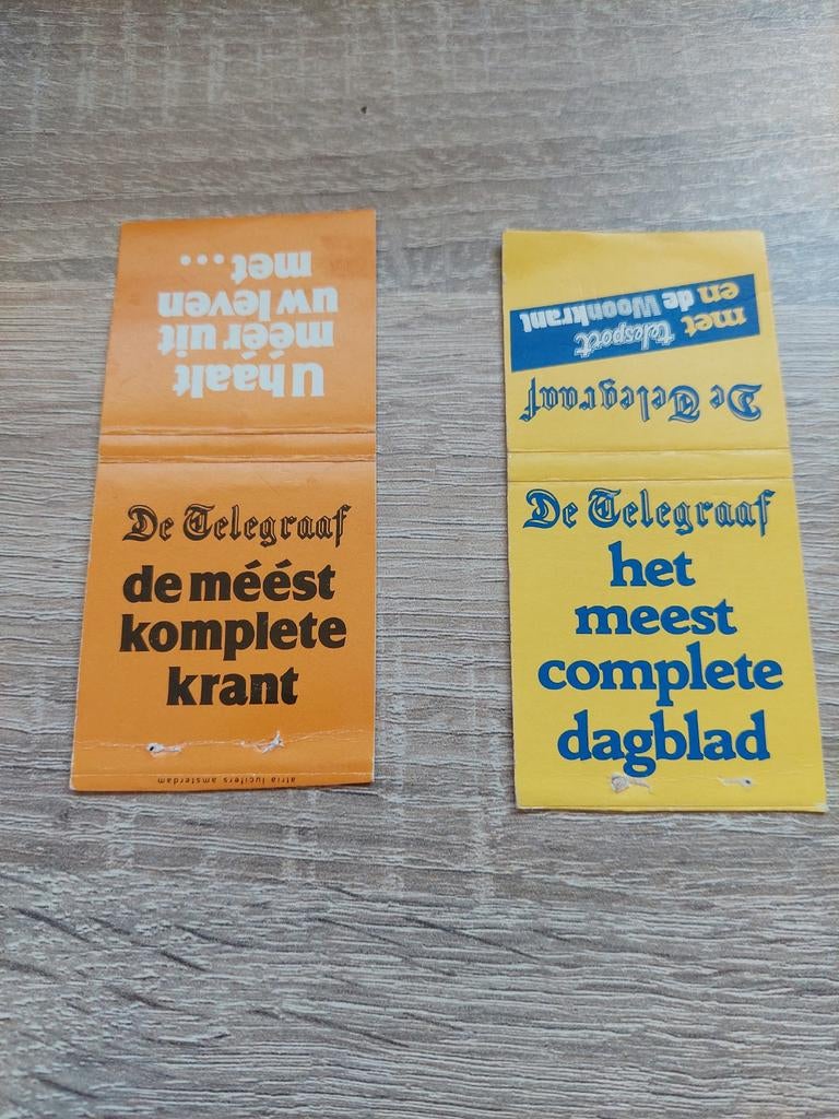 Lucifermapjes tijdschriften en kranten, Verzamelen, Ophalen of Verzenden, Gebruikt, Luciferdoosjes of -merken