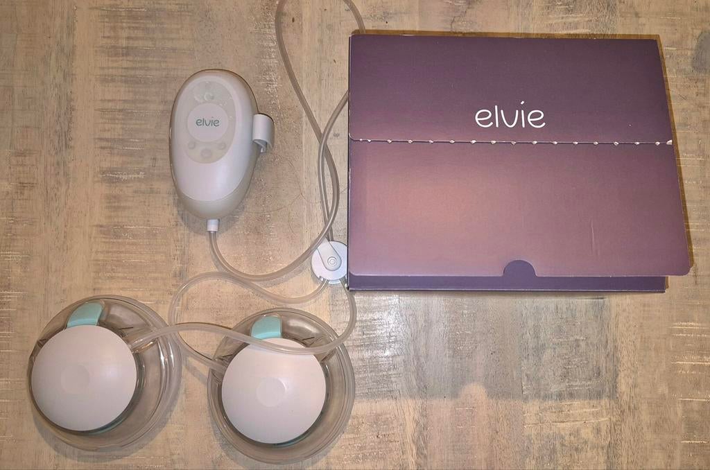 Elvie Stride 2 dubbele elektrische borstkolf, Kinderen en Baby's, Babyvoeding en Toebehoren, Ophalen of Verzenden, Zo goed als nieuw