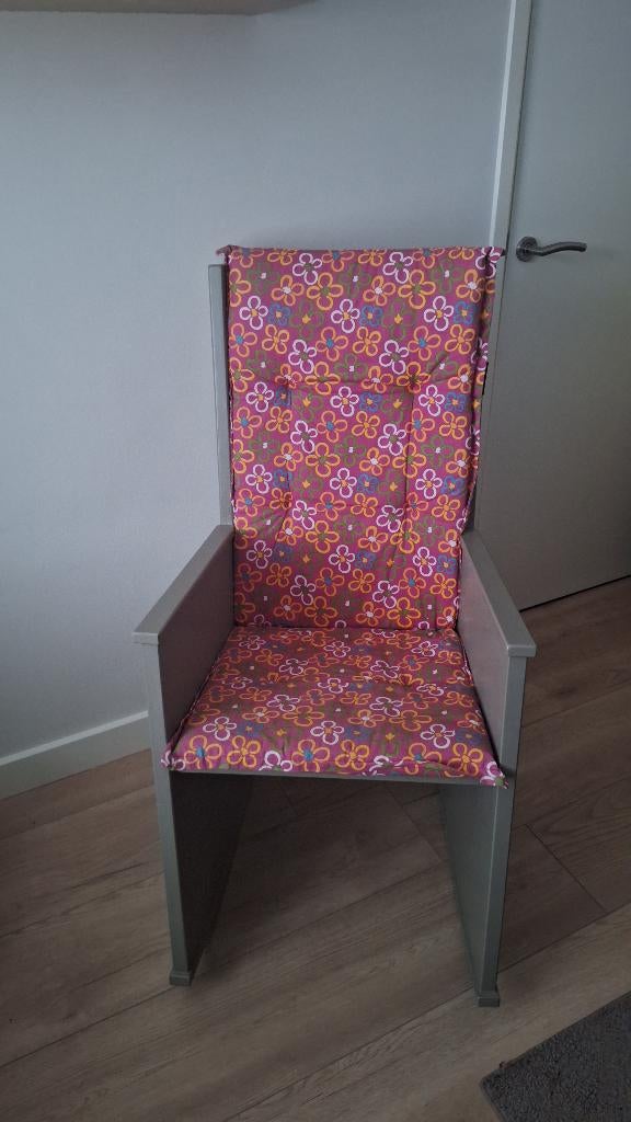 Houten schommelstoel incl kussen., Ophalen, Zo goed als nieuw, Hout, Eén