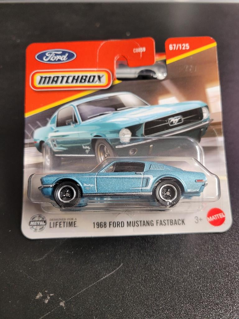 matchbox 1968 ford mustang fastback nieuw, Ophalen of Verzenden, Nieuw, Auto