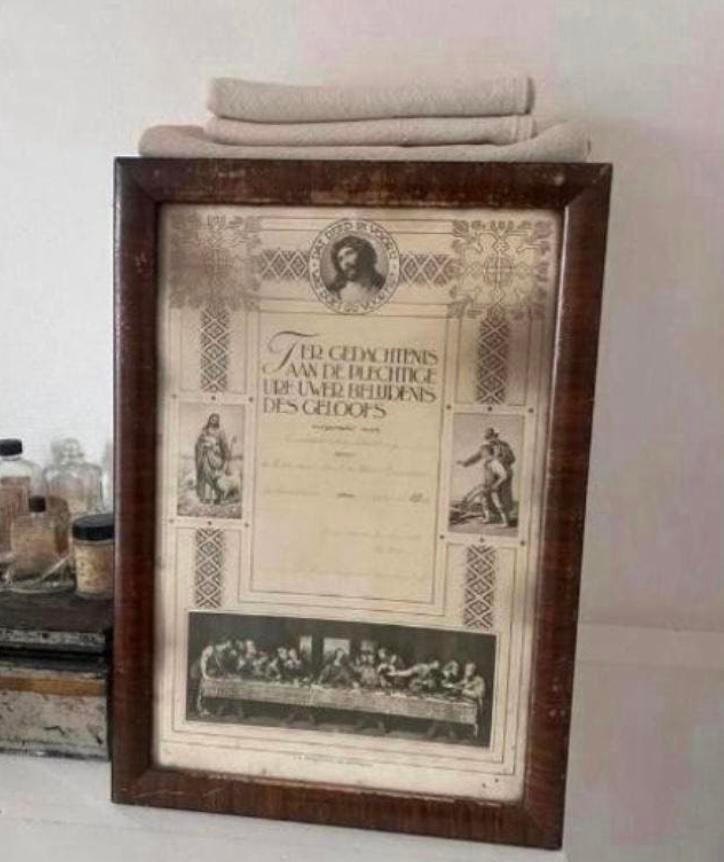 Prachtige oude prent, Antiek en Kunst, Ophalen of Verzenden