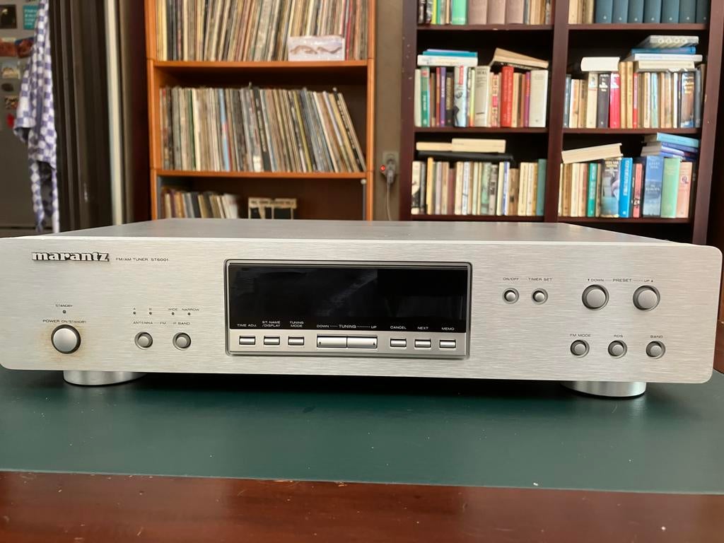 Marantz FM/AM Tuner ST6001 - Zilverkleurig, Ophalen of Verzenden, Gebruikt, Analoog