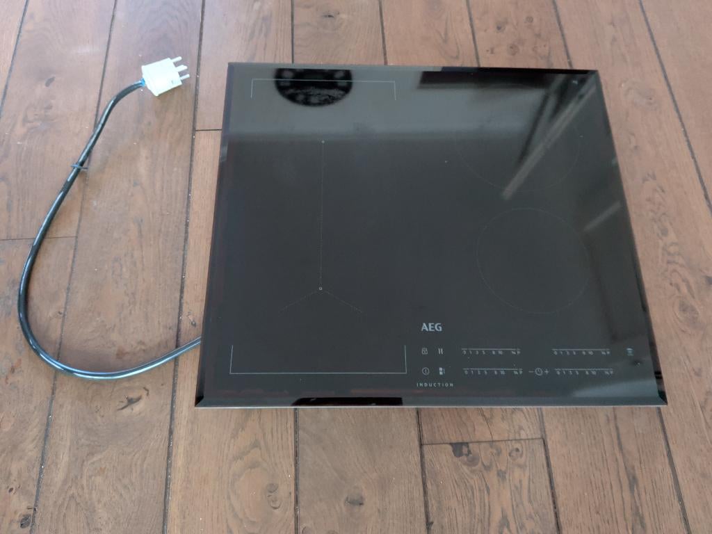 Aeg inductie kookplaat, Ophalen, Gebruikt, 4 kookzones, Inbouw