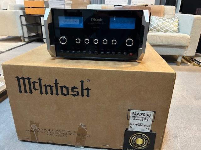 Mcintosh MA7000 nieuwstaat en compleet (inruil mogelijk), Gebruikt, 120 watt of meer, Stereo, Ophalen