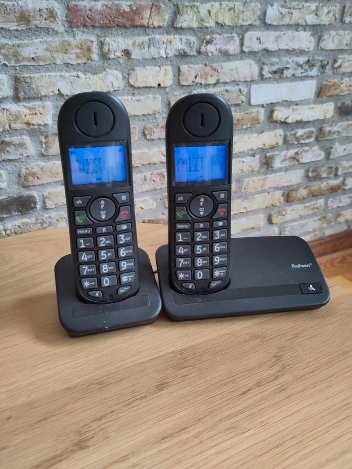 Telefoon Profoon PDX-6320 basis+handset, Telecommunicatie, Vaste telefoons | Handsets en Draadloos, 1 handset, Ophalen of Verzenden