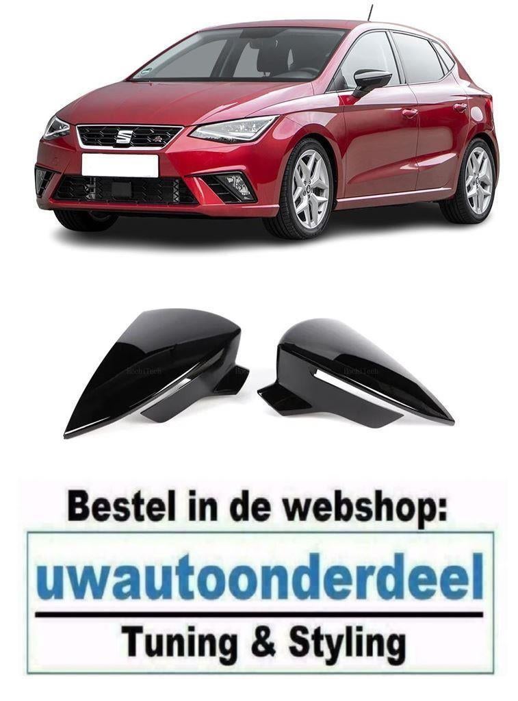 Spiegelkap Spiegelkappen Glans Zwart Cupra FR Look Voor Seat, Verzenden, Automotive Parts, A.parts@hotmail.nl, Trasmolenlaan 12 3447 GZ Woerden