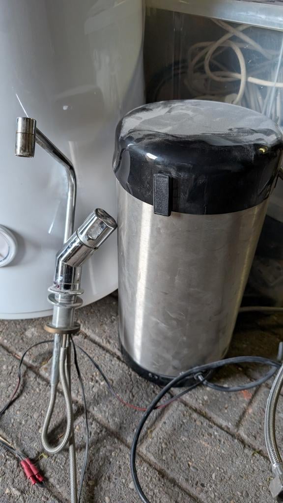 Quooker pro 3 warmtekraan (kokend water functie), Zilver, Ophalen of Verzenden, Metaal, Overige merken
