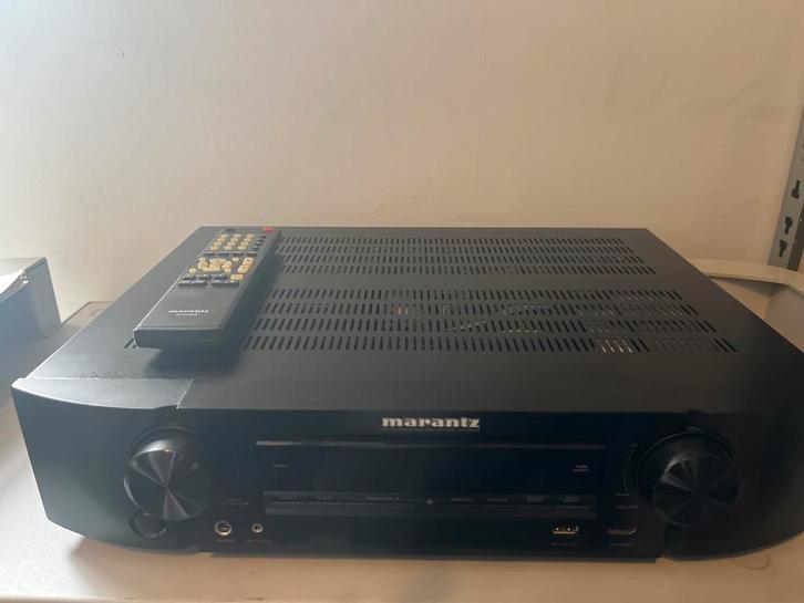 Marantz NR1504 Slimline AV Receiver met Afstandsbediening, Audio, Tv en Foto, Versterkers en Receivers, Zo goed als nieuw, 5.1