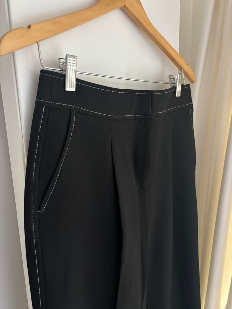 Zara zwarte barrel pantalon, zwarte chino balloon fit, S/M, Kleding | Dames, Maat 38/40 (M), Zwart, Nieuw, Ophalen of Verzenden