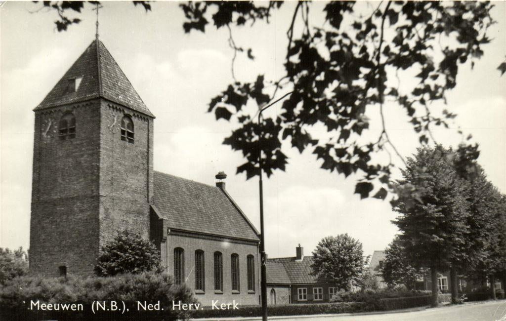 Meeuwen [N.B.], Ned. Herv. Kerk - ongelopen, Ophalen of Verzenden, Voor 1920, Ongelopen, Noord-Brabant