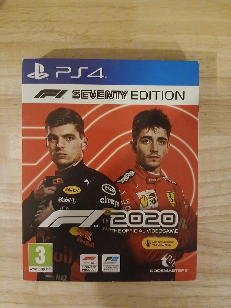 F1 2020 Seventy Edition PS4 - Max Verstappen & Leclerc, Spelcomputers en Games, Racen en Vliegen, 2 spelers, Ophalen of Verzenden