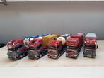 Tekno 5x Scania/Daf/Volvo's SL Logistics, Ophalen of Verzenden, Zo goed als nieuw, Bus of Vrachtwagen, Tekno
