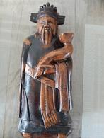 Set van handgesneden houten Chinese wijze mannen, Antiek en Kunst, Ophalen of Verzenden