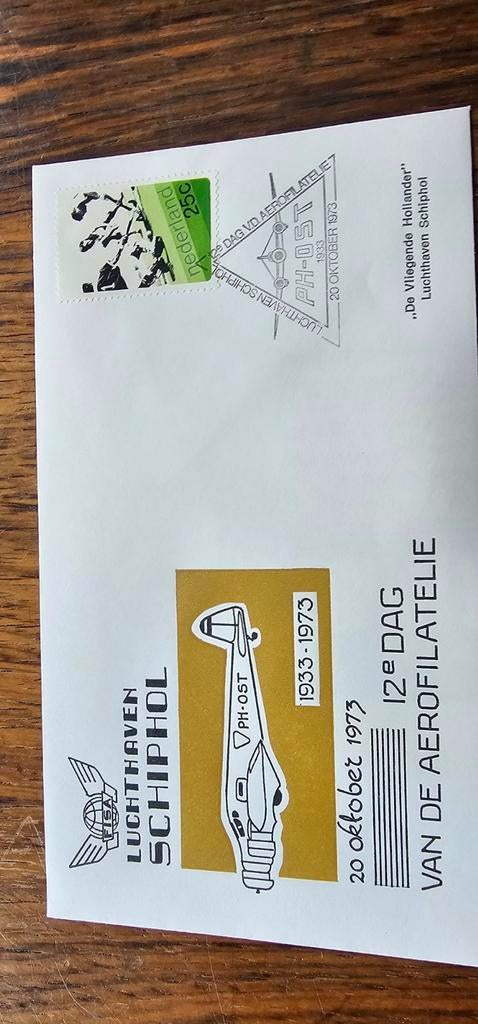 2 poststukken Nederland Aerofilatelie, Verzenden