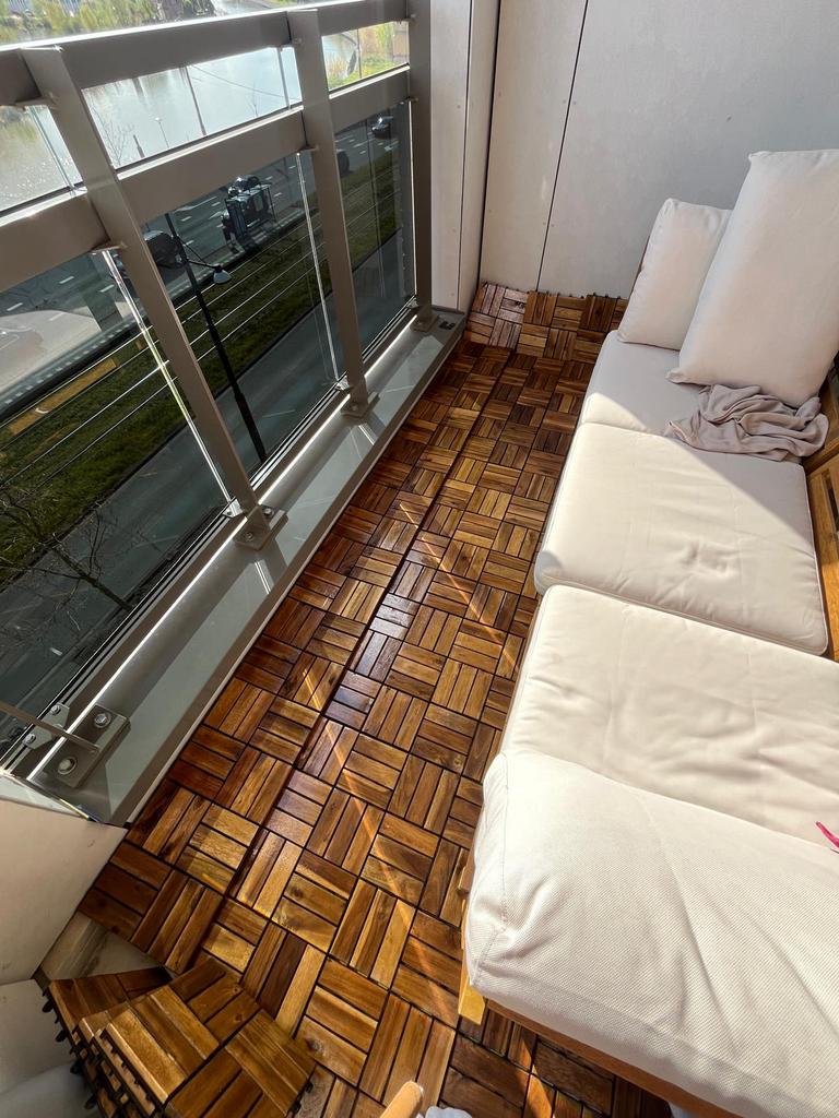 Acacia houten terrastegels 56x, Ophalen, Nieuw