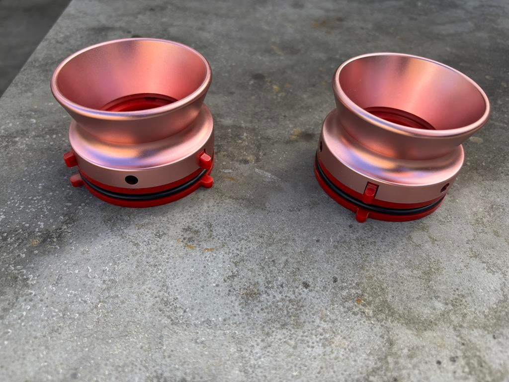 Setje Akai NAB adapter kelken aluminium, Ophalen of Verzenden, Bandrecorder