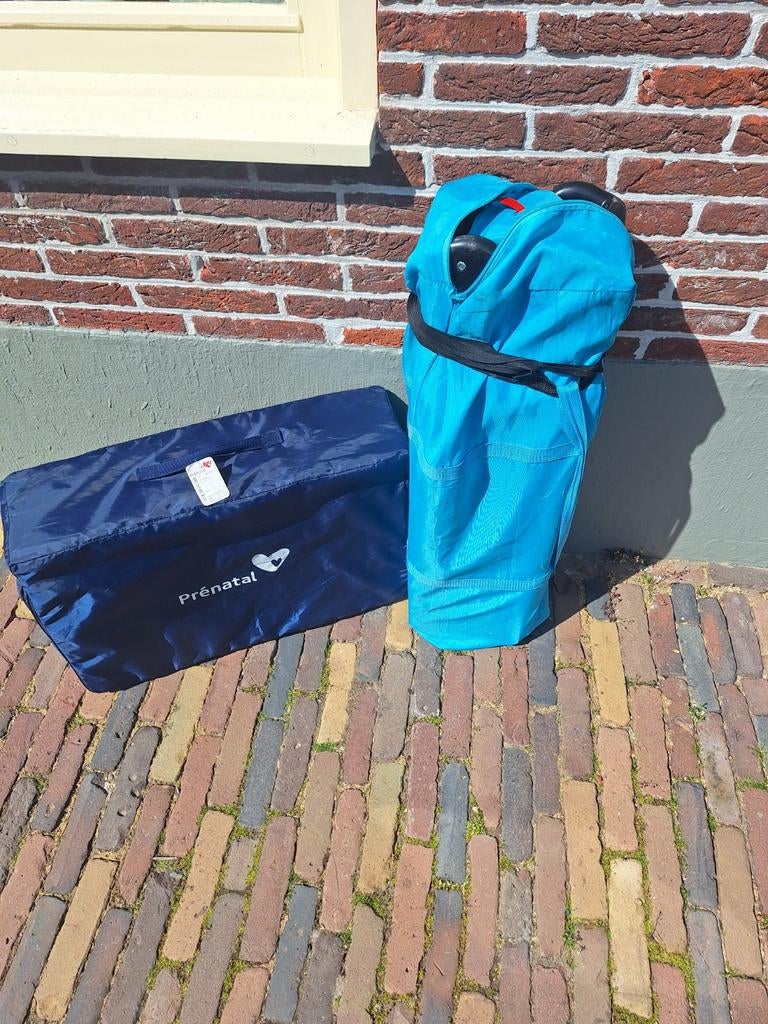 Prenatal luxe verrijdbaar en inklapbaar camping bedje, Ophalen