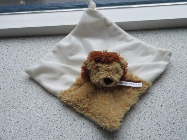 Knuffeldoek leeuw Leonardo van Happy Horse Animal Farm, Ophalen of Verzenden, Zo goed als nieuw, Wasbaar, Overige typen