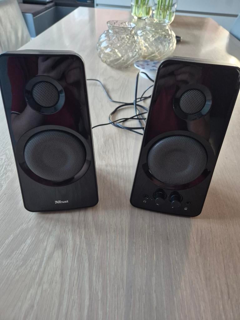 Muziekboxen Trust, Computers en Software, Pc speakers, Ophalen, Zo goed als nieuw, TRUST