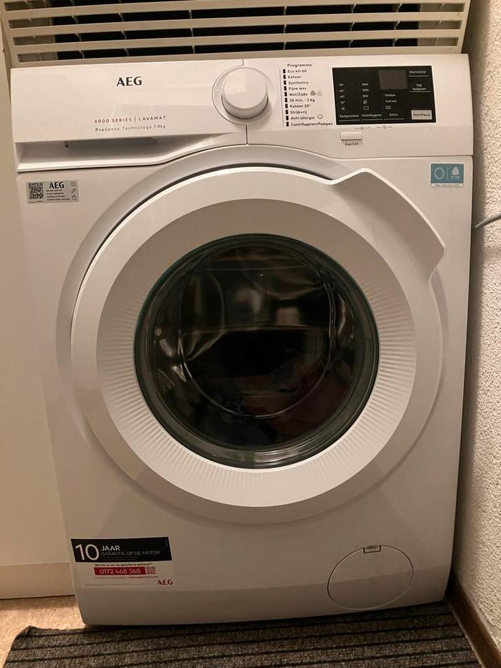 AEG Lavamat 6000 series 1-8 kg ProSense Wasmachine, Witgoed en Apparatuur, Wasmachines, Zo goed als nieuw, Voorlader, 6 tot 8 kg