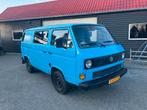 Volkswagen 1990 Blauw busje. Camper bus. Transporter, Auto's, 13 km/l, Achterwielaandrijving, 4 cilinders, 1365 kg
