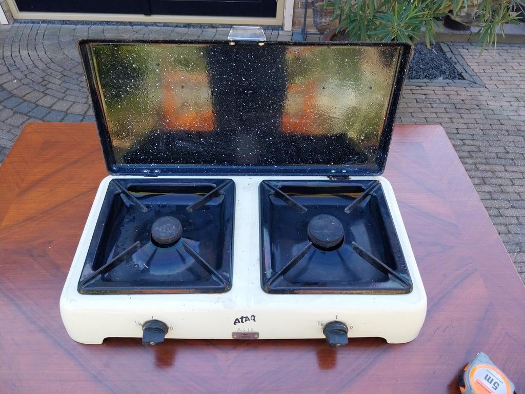 2 pits gasstel, Minder dan 85 cm, Gas, Vrijstaand, 4 kookzones