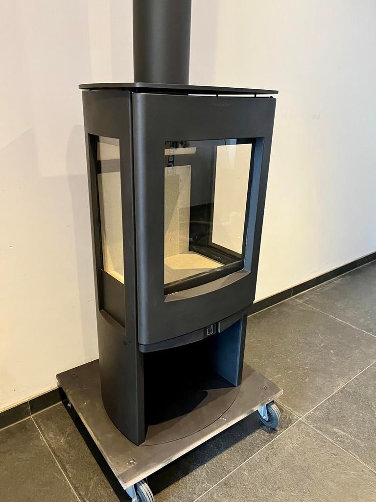 Dik Geurts Folke Vrijstaande Houtkachel - Mooie staat, Ophalen, Zo goed als nieuw, Vrijstaande haard, Houthaard