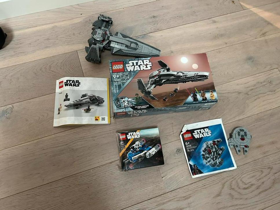 3x LEGO Star Wars sets: Darth Maul, Rex, Millennium Falcon, Kinderen en Baby's, Speelgoed | Duplo en Lego, Star Wars, Lego, Ophalen of Verzenden