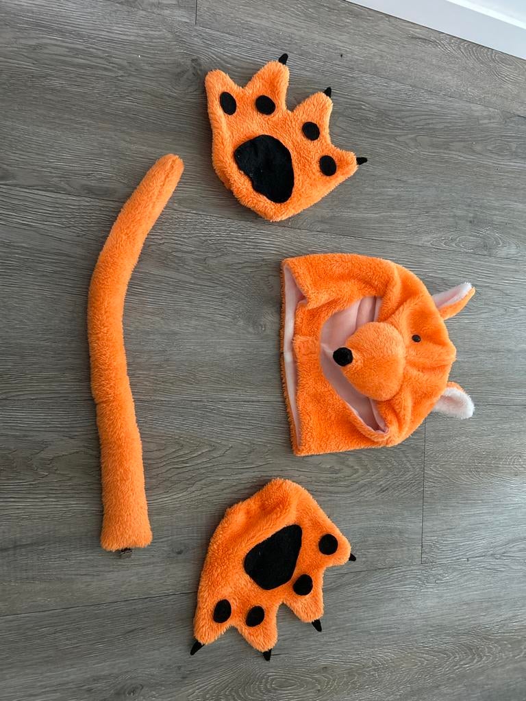 Vossen verkleedset voor kinderen, Ophalen of Verzenden, Gebruikt, 110 t/m 116, Jongen of Meisje