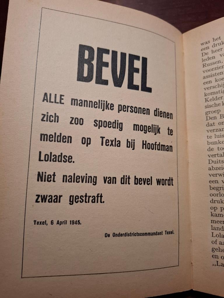 Boek - Tragedie op Texel 1945 (J.A van der Vlis), Boeken, J.A van der Vlis, Ophalen of Verzenden, Landmacht, Tweede Wereldoorlog