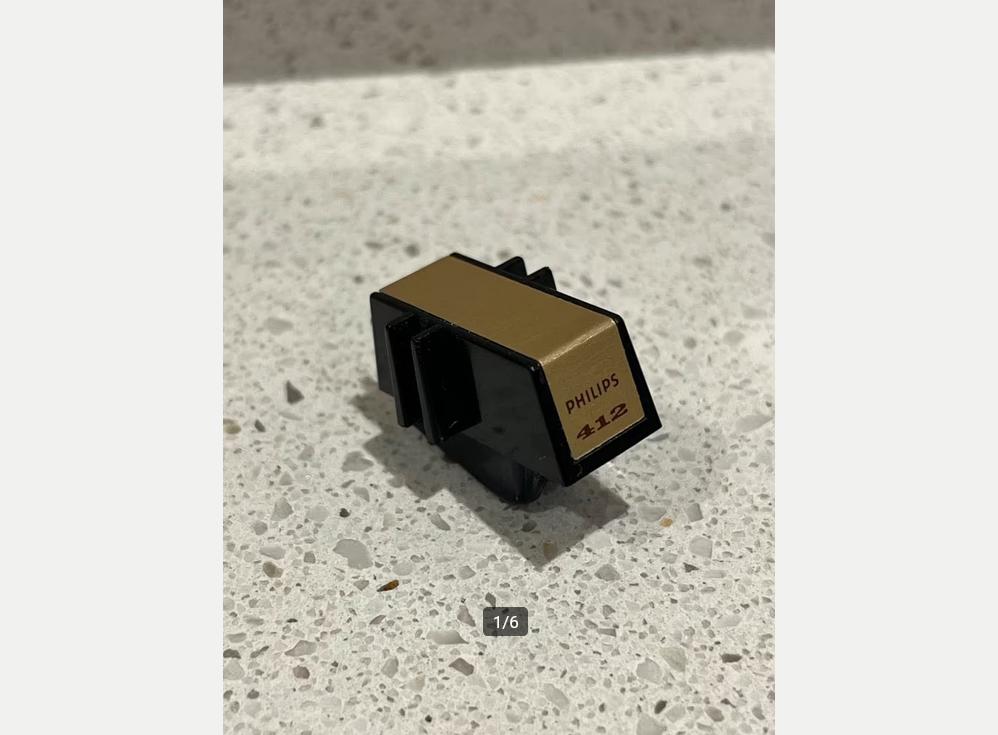 Philips 412 Gold Element zonder naald., Ophalen, Zo goed als nieuw, Platenspeler-onderdeel, Philips