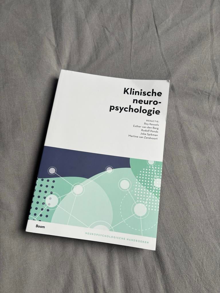 Klinische Neuropsychologie, Boeken, Ophalen of Verzenden, Gamma, Zo goed als nieuw, WO
