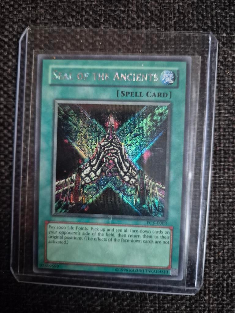 Yu-Gi-Oh! Seal of the Ancients PCK-E003 Spell Card, Ophalen of Verzenden, Zo goed als nieuw, Losse kaart