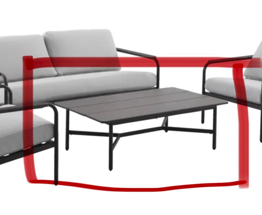 Karwei lounge tafel nieuw in doos Maxime tuinset, Ophalen, Overige materialen, Bijzettafel, Nieuw