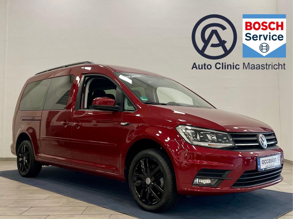 Volkswagen Caddy Maxi 1.4 TSI FAMILY / 7-PERSOONS / FULL LED, Auto's, Volkswagen, Voorwielaandrijving, Stof, Gebruikt, Zwart